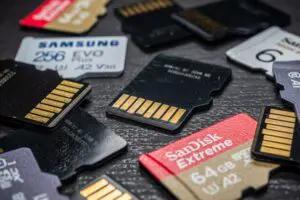 geheugenkaart voor je camera