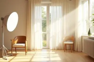 Werken met natuurlijk licht in homestudio's