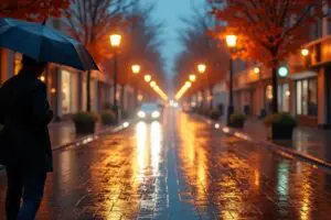 Sfeervolle beelden maken bij regen