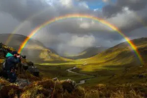 Fotograferen van een regenboog