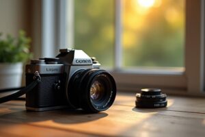 Kan een analoge lens op digitale camera?