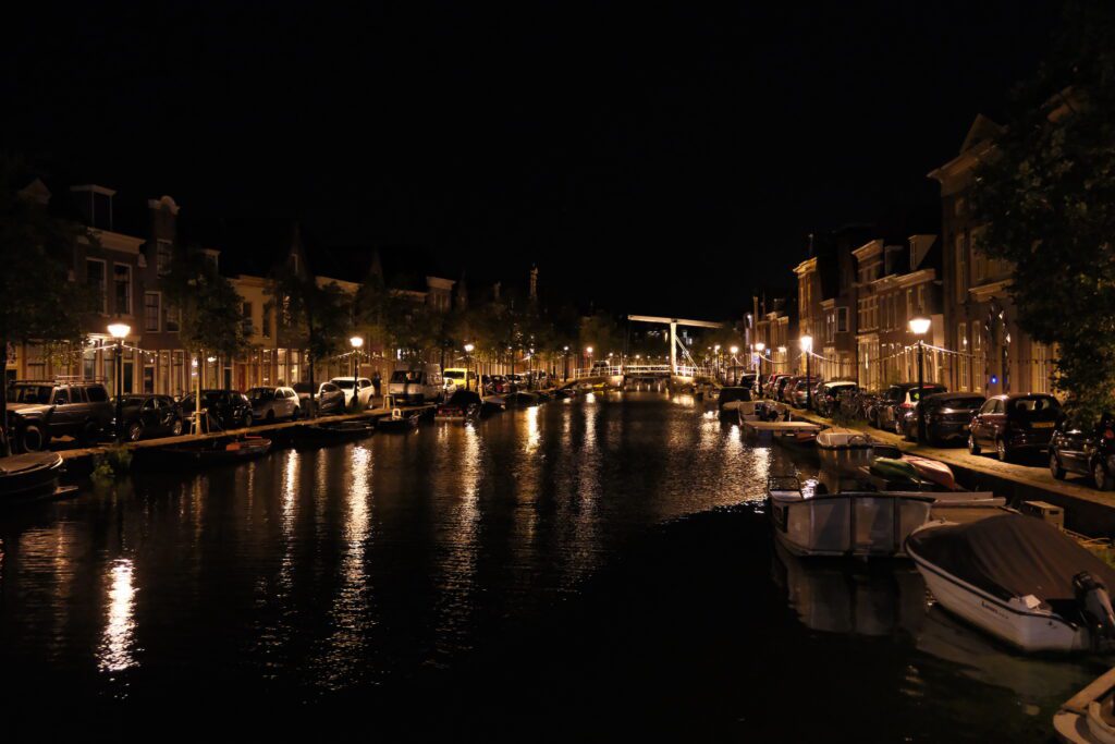 nachtfotografie in de stad