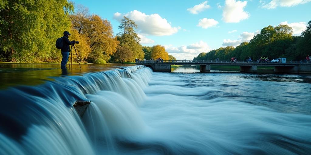 Lange sluitertijd overdag