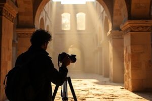 Ontdekkingstocht naar historische locaties als inspiratiebron voor fotografieprojecten