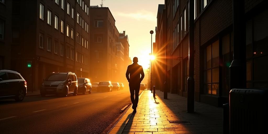 Schaduwspel in straatfotografie