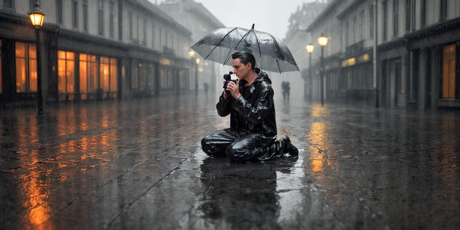 Sfeervolle beelden maken bij regen