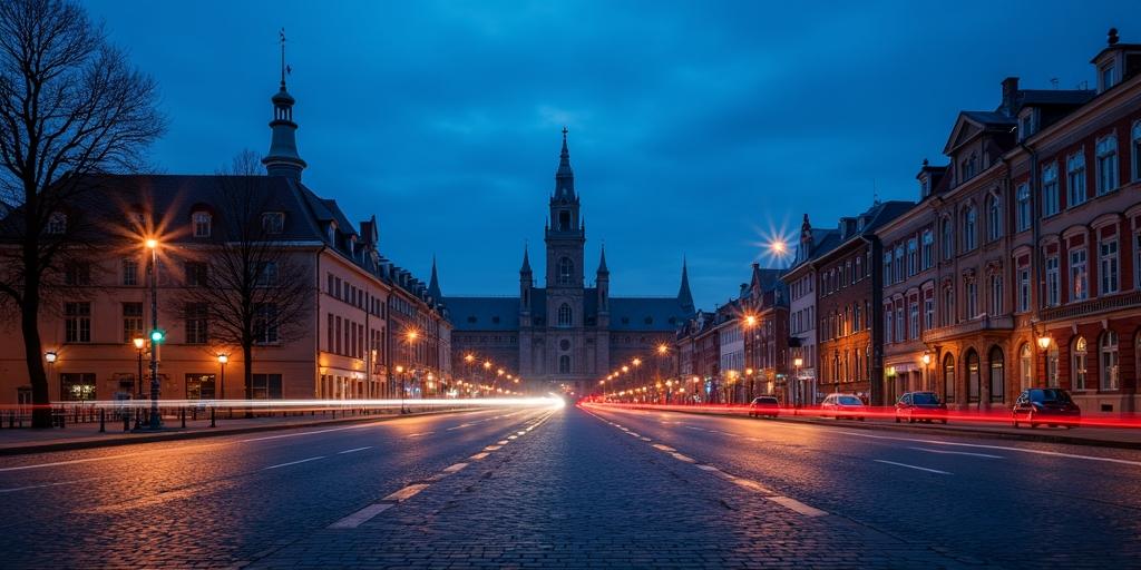Avondfotografie in de stad
