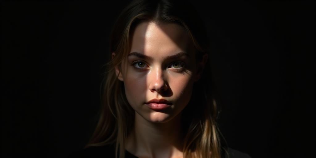 De kunst van schaduwspel in portretfotografie