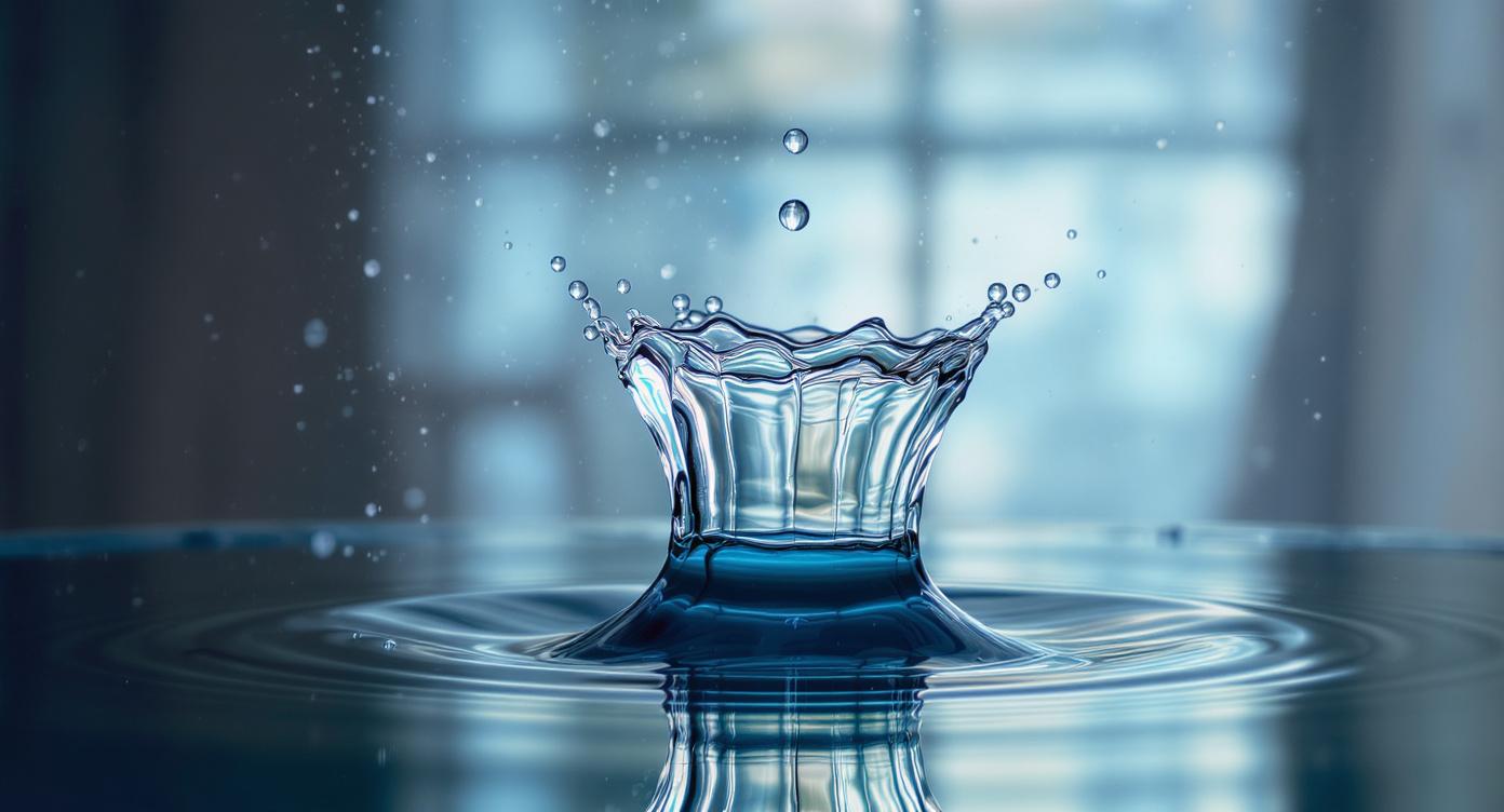waterdruppel met high speed camera
