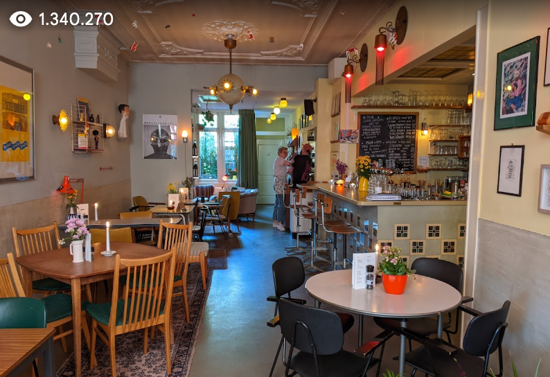 interieur Cafe de binnenkomer