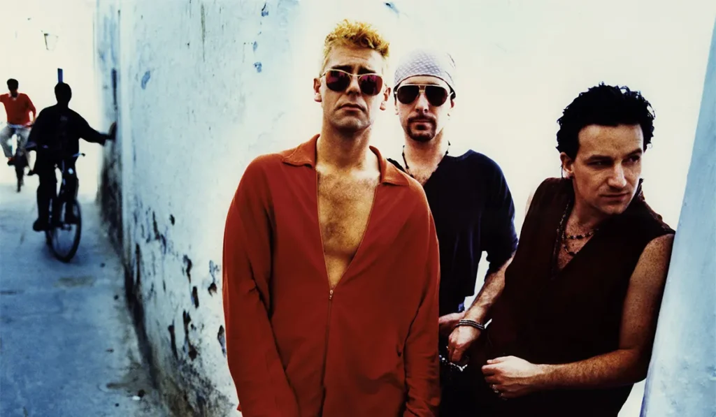 Foto van U2 album Achtung baby door Anton Corbijn.