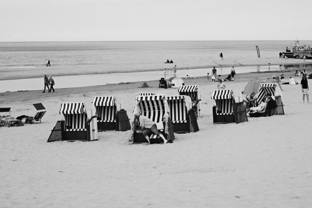 strand met man