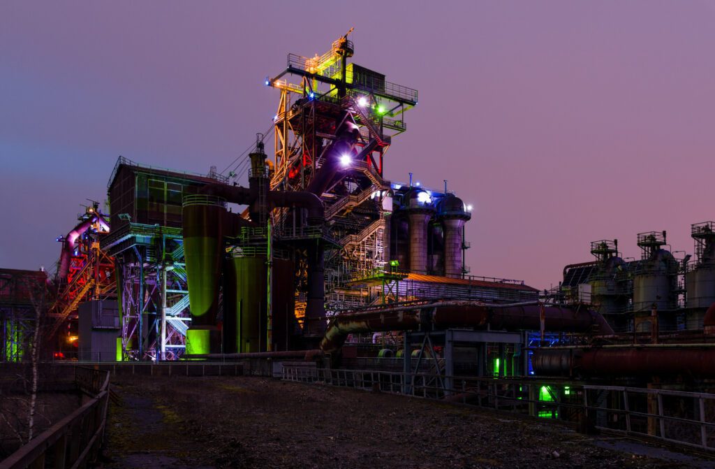 Landschapspark Duisburg (Nacht)