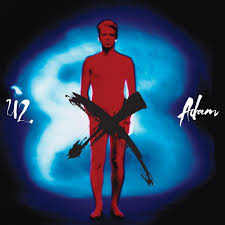 Foto van U2 album Achtung baby door Anton Corbijn. Adam Clayton naakt.