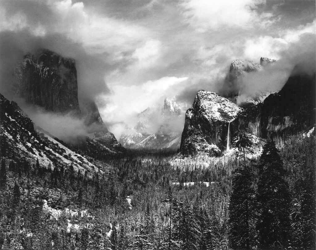 Clearing Winter Storm, Yosemite Valley - Ansel Adams